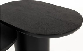 Măsuțe auxiliare 2 buc. cu blat din lemn de mango 37x56 cm Bela – White Label