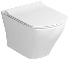 Ravak X01673 - Capac WC SoftClose CLASSIC SLIM, alb