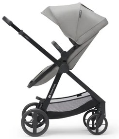 Cărucior de copii combinat 3 în 1 KINDERKRAFT NEWLY Moonlight grey + scaun auto MINK PRO