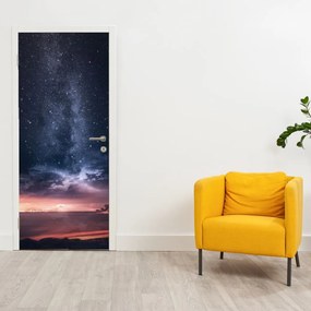 Fototapet pentru ușă - Cerul înstelat (95x205cm)