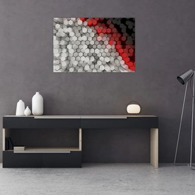 Tablou - 3D hexagoane (90x60 cm)
