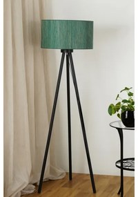 Brilagi - Lampă de podea BOSTON ROLLER 1xE27/15W/230V verde/auriu