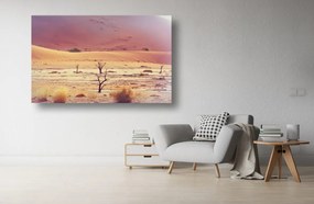 Tablou Canvas - Desertul si copacii