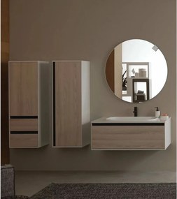 Dulap inalt suspendat cu usa KolpaSan Pandora mdf lemn 130x45 cm