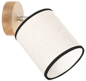 Spot-Light 66791174 - Aplică de perete cu spot BOHO, 1xE27/25W/230V, stejar