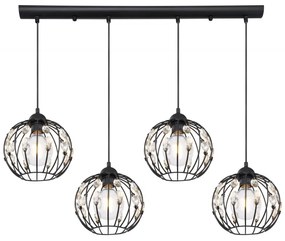 Lustra cu 4 pendule design modern HANAKO 16029-4H GL