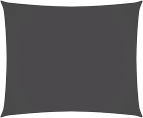 vidaXL Parasolar din țesătură oxford, dreptunghiular, 4x6 m, antracit