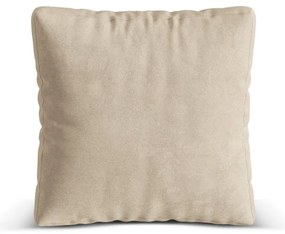 Pernă pentru canapea modulară bej cu tapițerie din catifea Martina – Micadoni