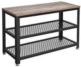 Pantofar DAVOR maro/negru