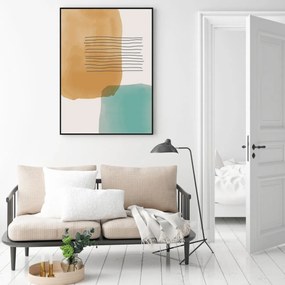 Poster - Abstracție pictată (A4)