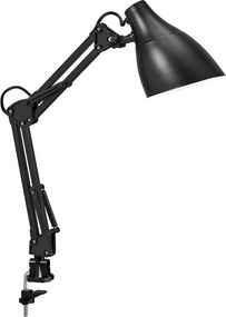 Osram - Lampă de birou DESK LINE cu clemă, 1xE27/11W/230V, neagră