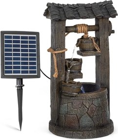 Blumfeldt Speyer fântână de grădină cu cascadă, 4 trepte, acumulator 2,8W, LED solar