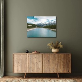 Tablou cu peisaj montan (70x50 cm)