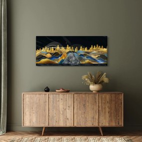 Tablou - Munții aurii (120x50 cm)
