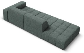 Canapea 3 locuri deschisa pe o parte Chicago chenille L262 cm
