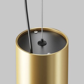 Pendul LED iluminat design tehnic Efir D-10,5cm 33W auriu