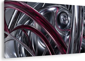 Tabloul cu abstracție gri (90x60 cm)