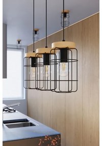 Plafonieră Sollux SL.1262 GOTTO 1xE27/15W/230V negru