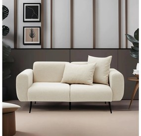 Canapea 2-locuri Slider (crem + negru). 1106658