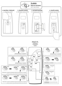 Lampă stradală solară LED cu senzor STREET LED/3W/3,2V IP65 + DO