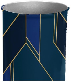 Perie de WC albastru-închis din metal Achille – douceur d'intérieur