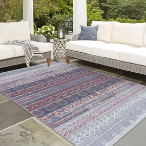 Covor mov/gri lavabil 80x150 cm Vintage Stripe – Mila Home