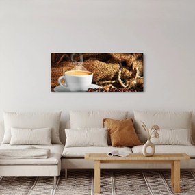 Tablou - O ceașcă de cafea (120x50 cm)