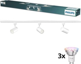 Philips-LED Spot reglabil pentru sistem de șină EASYLINK HUE 3xGU10/4,7W/230V 1m alb