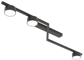 Plafonieră SKAN 3x GX53/12W/230V neagră