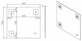 Mobilier complet de baie Ginger 60
