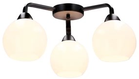 Lustră aplicată CALDERA 3xE27/60W/230V negru