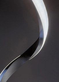 Veioza LED / Lampa de masa decorativa, Azula crom