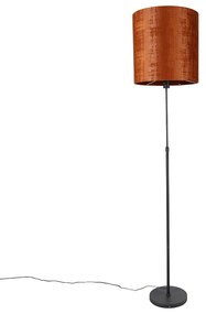 Lampă de podea cu abajur negru roșu 40 cm reglabilă - Parte