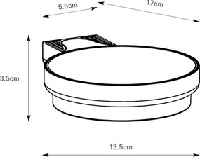 Markslöjd 108952 - Lampă solară de perete LED reglabilă FRAME, 2 W, 4000 mAh, IP44