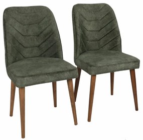 Set de scaune de sufragerie Dallas Dark Green, 2buc.