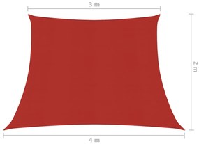Panza parasolar, rosu, 3 4x2 m, HDPE, 160 g m   Rosu, 3 4 x 2 m