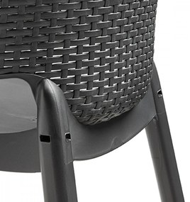 Set mobilier de grădină Fueva 4+1, grafit