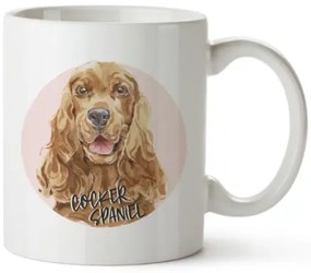 Bohemia Gifts Cană din ceramică - Cocker Spaniel ,350 ml