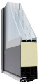 Usa Metalica din otel de intrare in casa Turenwerke DS82 Gri Antracit, DS82-05, Silver