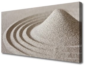 Tablou pe panza canvas Sand Art Gray