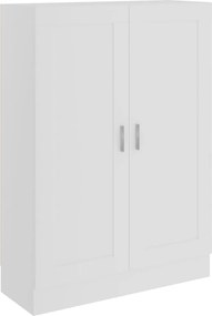 vidaXL Bibliotecă, alb, 82,5 x 30,5 x 115 cm, lemn prelucrat
