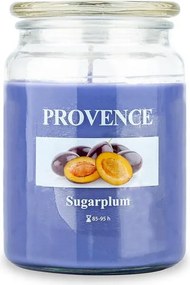 Provence Lumânare în borcan cu capac PRUNE DULCI, 510 g