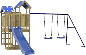 vidaXL Set de joacă pentru exterior, lemn de pin impregnat