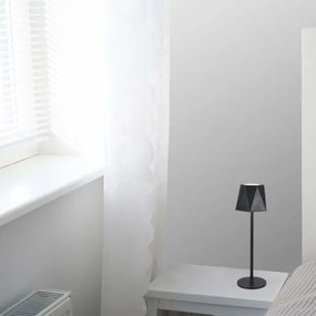 Lampă de birou LED reglabilă, reîncărcabilă, 4W, 3000-6000K, 1800 mAh, negru