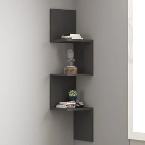 Poliță NUVIA antracit