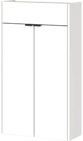 Pantofar alb cu sertare cu aspect de lemn de stejar Ameca – Germania