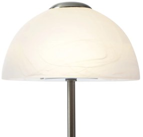 Lampă de masă de design din oțel cu sticlă opal incl. LED cu dimmer - Joya