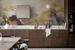 Fototapet, Gold Stream, Lilac, Rebel Walls