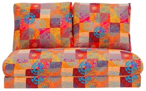 Canapea extensibila cu 2 locuri Matilda, Multicolor, 120 x 62 x 68 cm