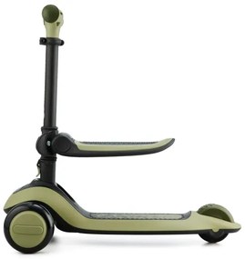 Trotinetă pentru copii KINDERKRAFT 2 în 1 HALLEY Grassland